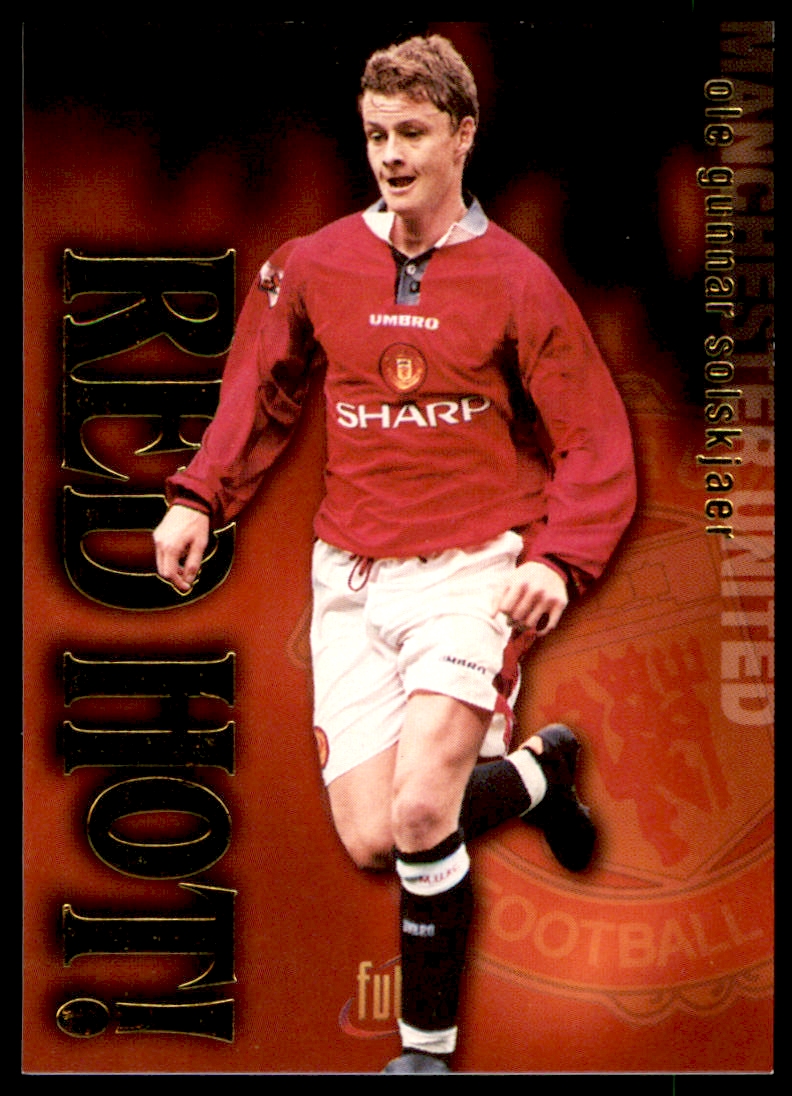 elija tarjetas * Gold * por favor Futera Manchester United 1997 – Red Hot