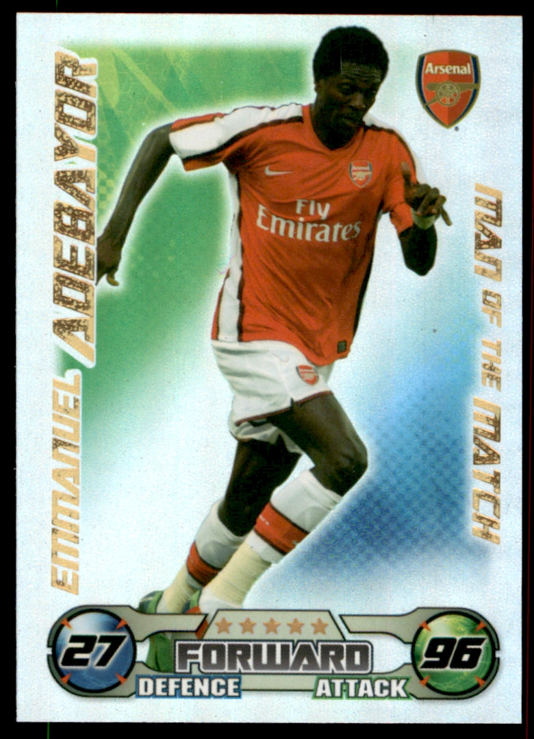 TOPPS MATCH ATTAX 2008 2009 BASE CARDS 1-180 ARSENAL TO LIVERPOOL SINGLE CARDS 