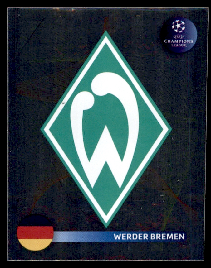 Panini 179 Logo Emblem Werder Bremen UEFA CL 2008/09 