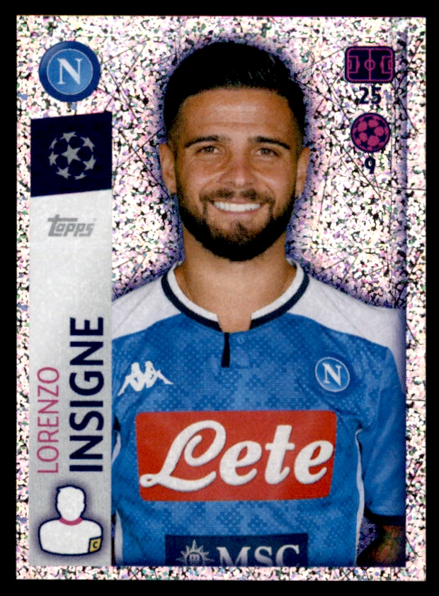 Lorenzo insigne Champions League 19 20 2019 2020 Sticker 362 SSC Neapel 